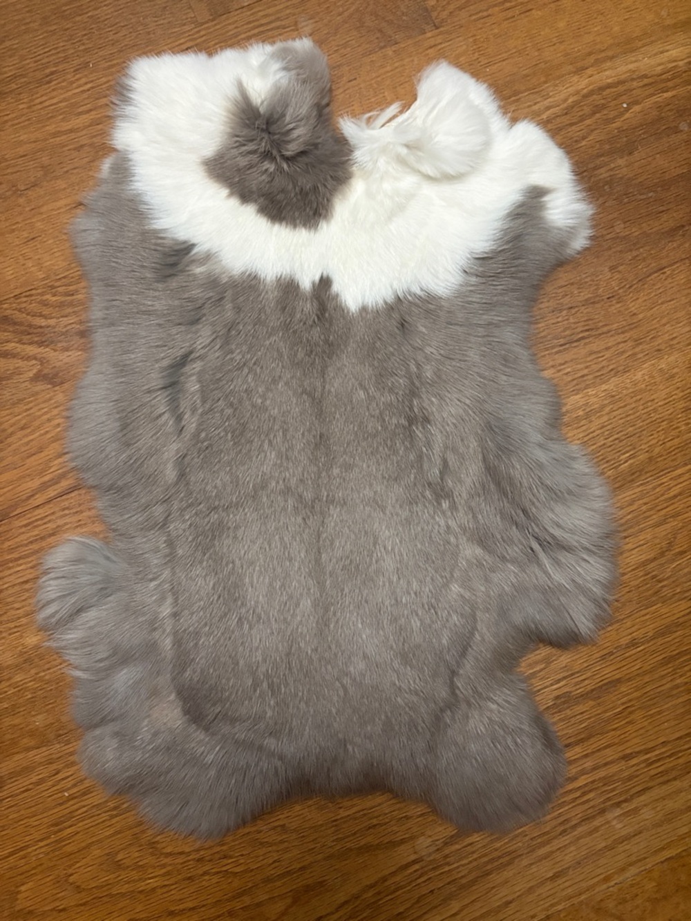 0859 rabbit fur pelt crafts decor